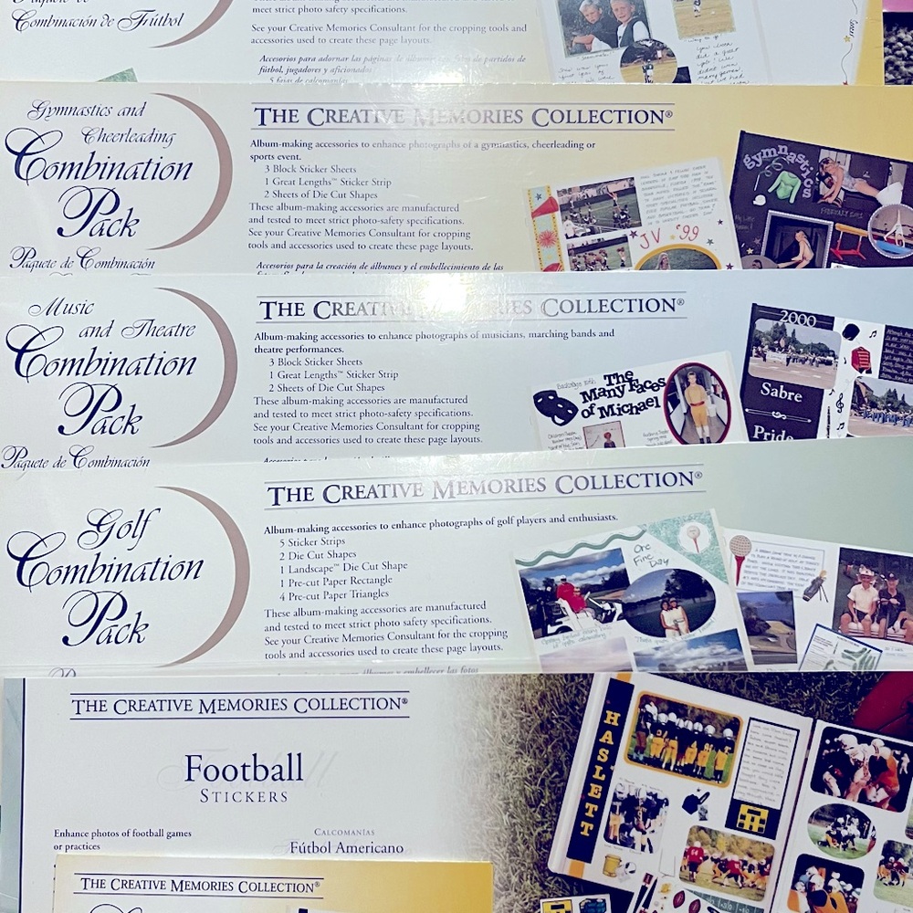 Creative memories sticker packs